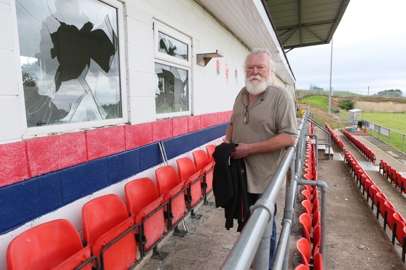 Main image for Historic sports club targeted by yobs