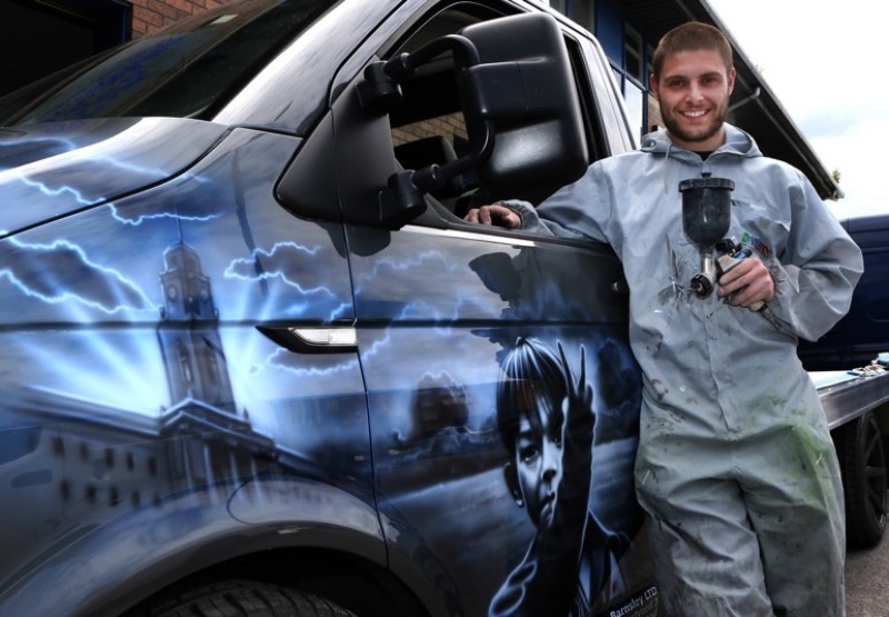 Main image for Themed van hits the streets