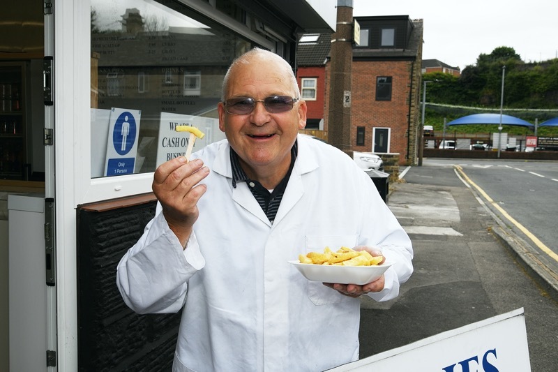 Main image for Chippy favourite Chris hangs up his apron