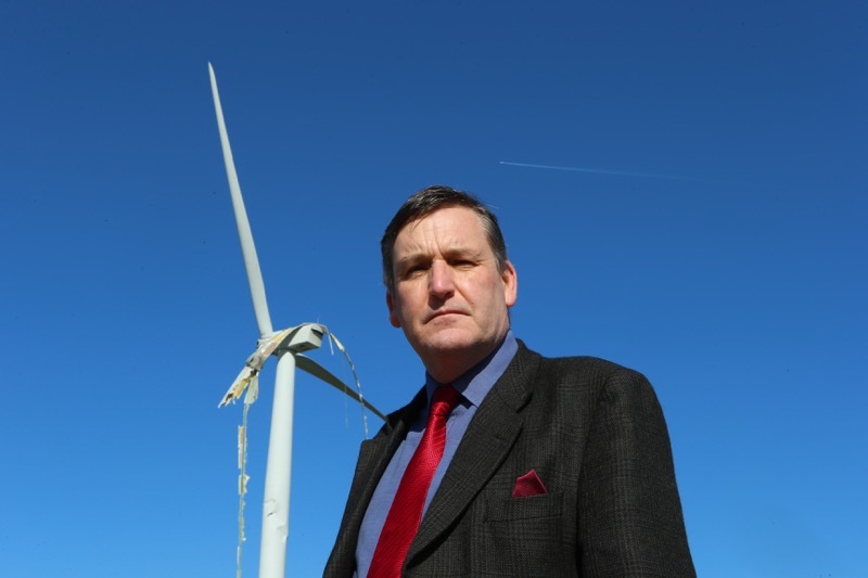 Main image for Wind turbine repair work begins