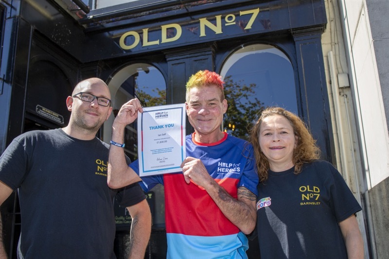 Main image for Ex-serviceman’s fundraising tops £1,000