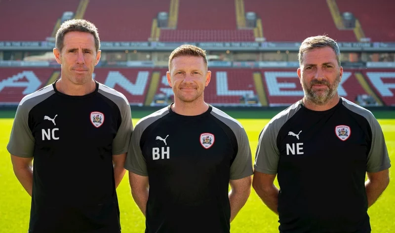 Nick Colgan, Bobby Hassell and Nicky Eaden