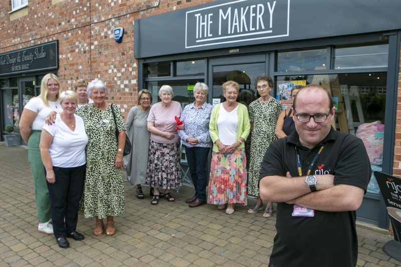 Scott Rushton who has been serving customers for years at the Makery. Picture Shaun Colborn PD092440