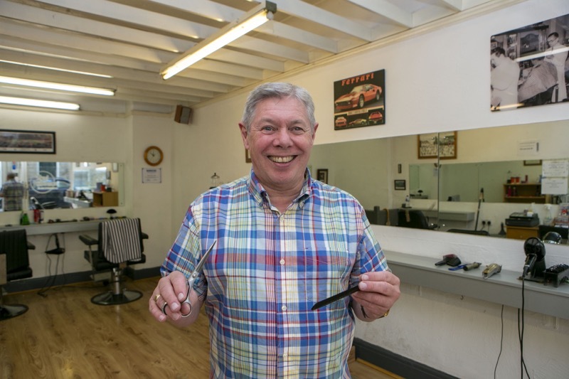 End of an Era: Paul Wilkinson who is winding down ready for his final cut, after the family business comes to a close after 70 years. Picture Shaun Colborn PD092467