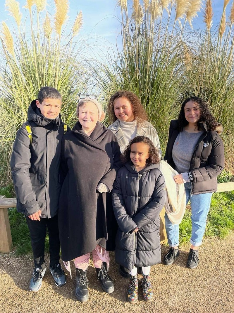 HEARTBREAKING: Ashleigh with her children.