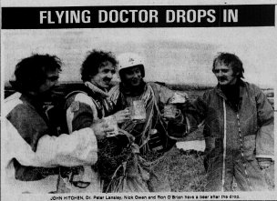 From the archives: A housewarming party with the flying Doctor Image