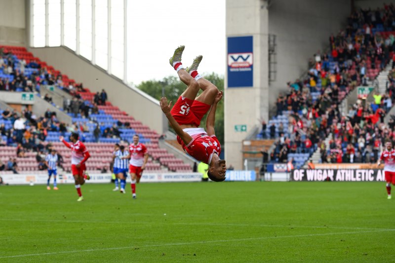 John McAtee celebrates. Picture: AHPix