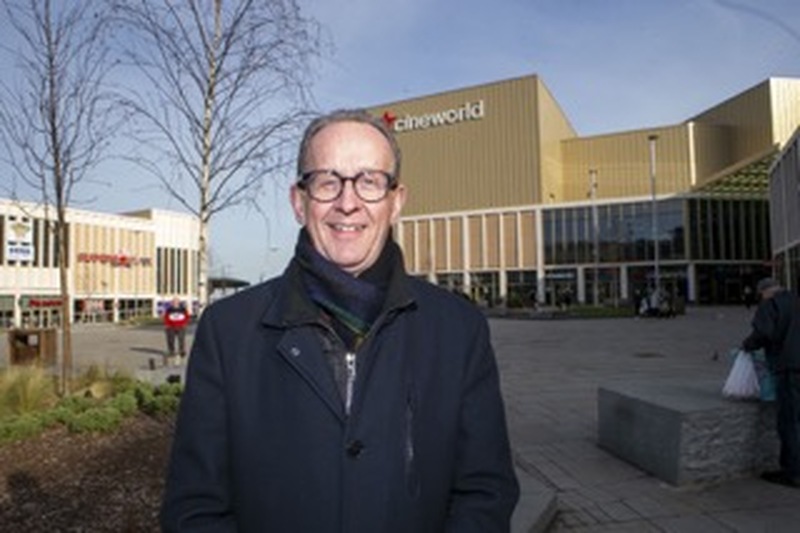 Safe as houses: Barnsley leader Sir Steve Houghton delighted with the towns recognition of the purple flag, awarded to safe town centre. Picture Shaun Colborn PD091869