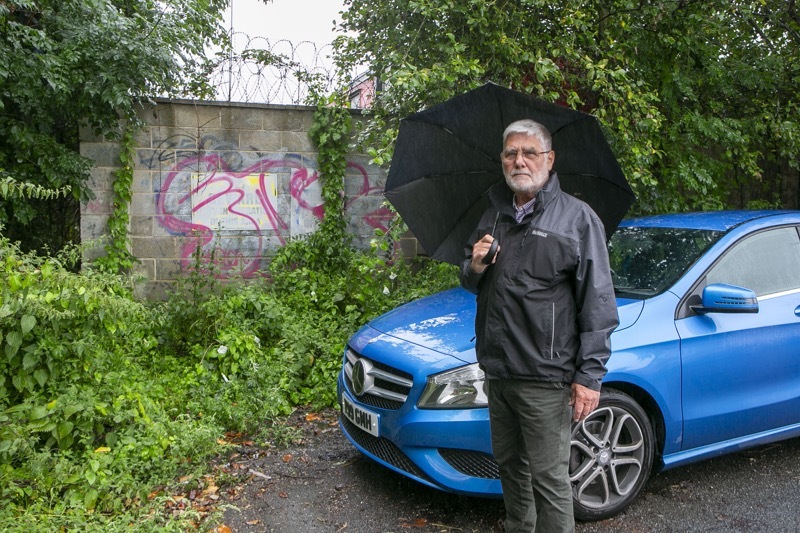 Parking Concerns: Coun Phil Lofts worried about the amount of parking problems on West Road Pogmoor. Picture Shaun Colborn PD092397