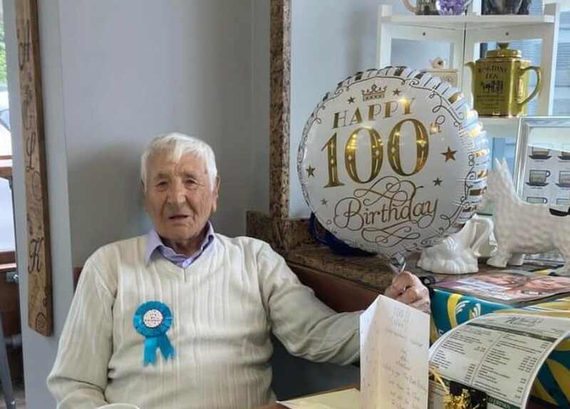 Walter Liles’ 100th birthday.