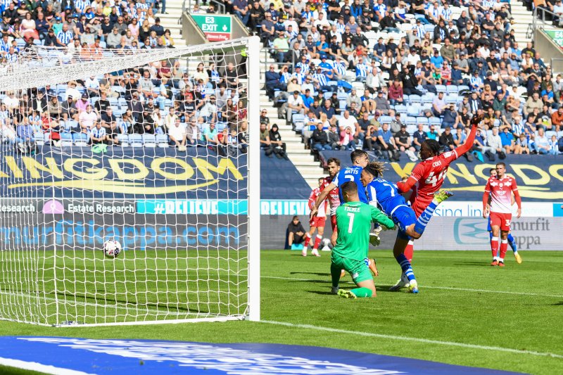 Devante Cole after scoring