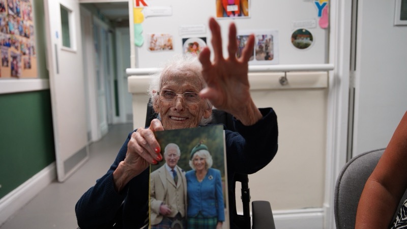 CELEBRATION: Kathleen Richmond celebrated her 107th birthday yesterday. Picture: Scott Firth.