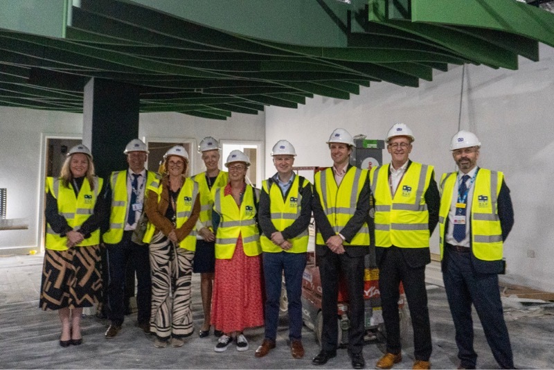 SPECIAL VISIT: Barnsley Council welcomed government leaders to the town last week.