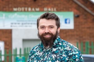Historian and You tube film maker Joshua Daniels is out and about around Barnsley following new trails that made Barnsley. Picture Shaun Colborn PD094404
