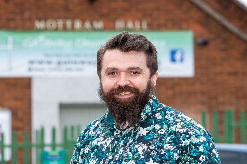 Historian and You tube film maker Joshua Daniels is out and about around Barnsley following new trails that made Barnsley. Picture Shaun Colborn PD094404