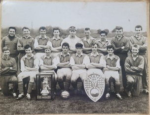 Alan Ogley with Barnsley boys