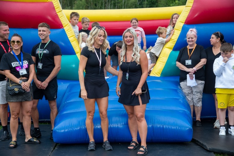 COMMUNITY RALLIES: Carlton village held a fayre to raise funds for a poorly young girl, Taliyah Whitworth.