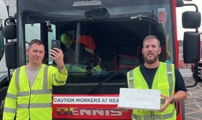Main image for Town leads way as bin lorries collect ‘not spot’ data