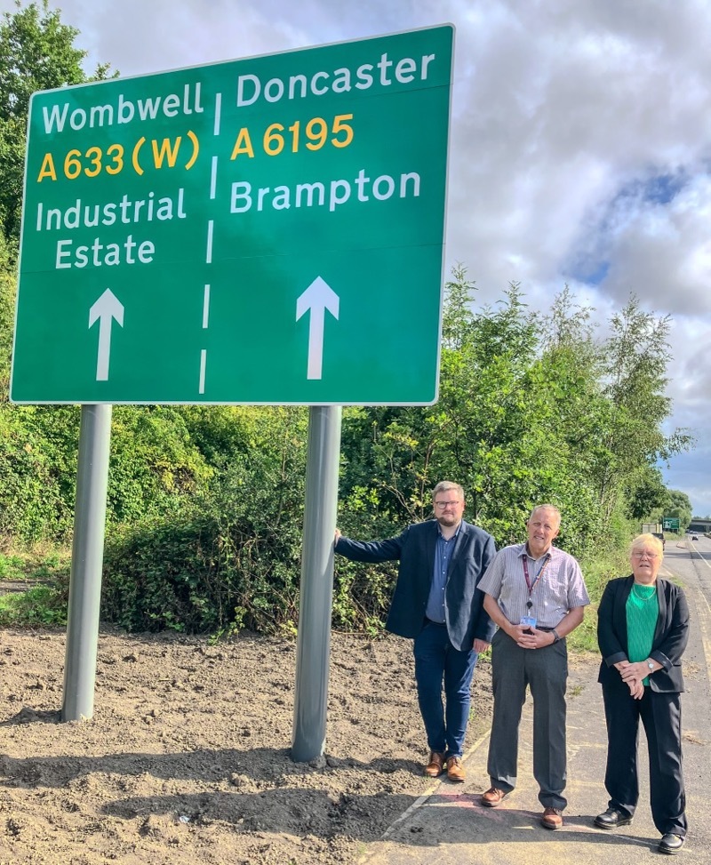 KNOW YOUR LANE: Wombwell councillors James Higginbottom, Robert Frost and Brenda Eastwood. Picture: Andrew Copley.