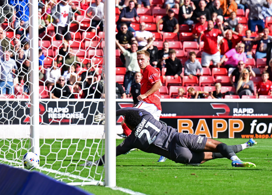 Main image for Reds come back from two down to beat Burton