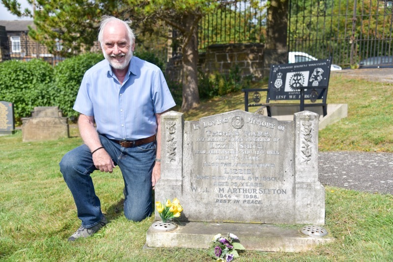 MEMORIAL: Bob Hawes. Picture: Andrew Copley.