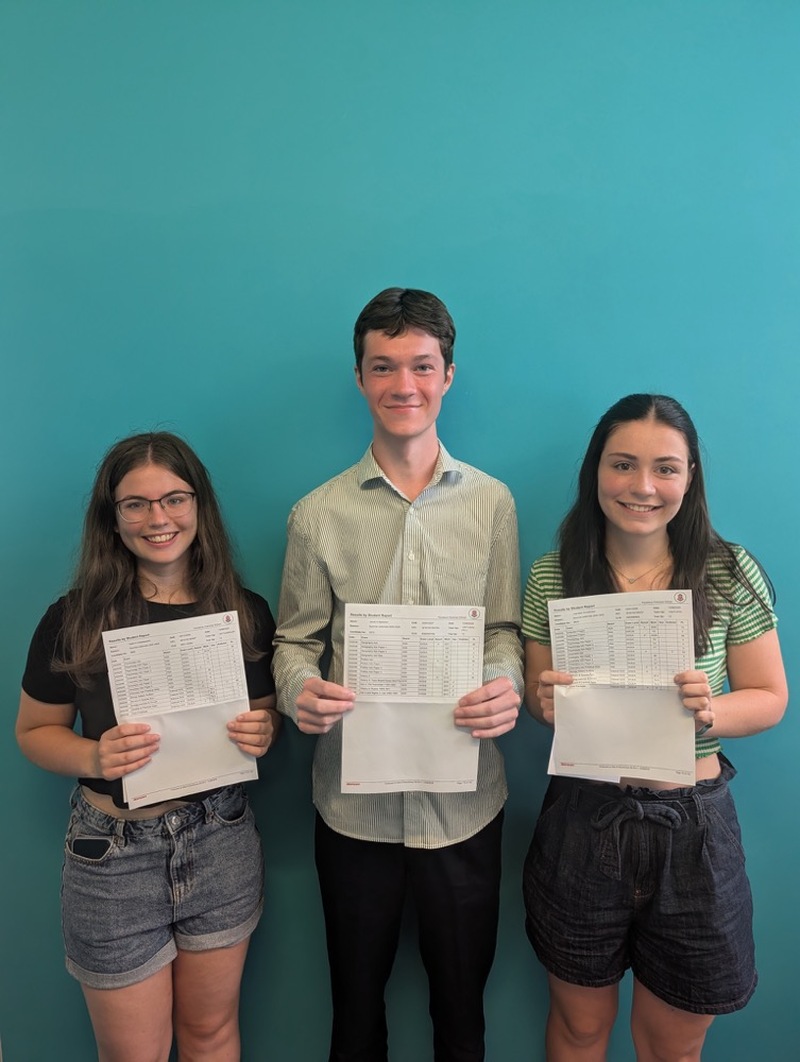 HARD WORK: Katie Charlesworth, Jacob Sammon and Lisa-Mari Humphreys.