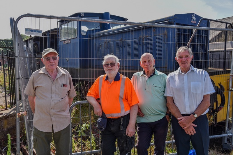 PLEA: Jim Thorne, John Robuck, Tim Rodgers and Harry Stenton. Picture: Andrew Copley.