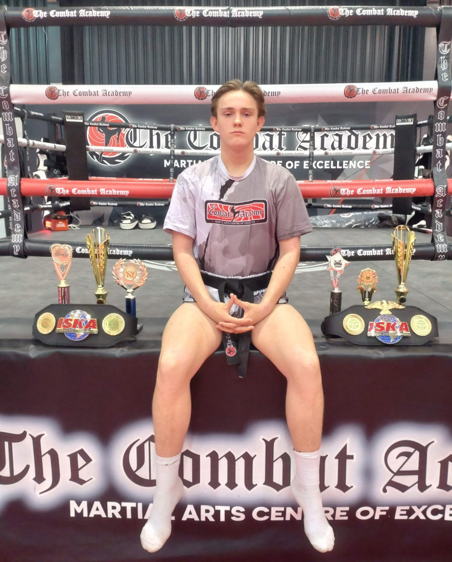 Main image for Max takes three medals at Metrodome