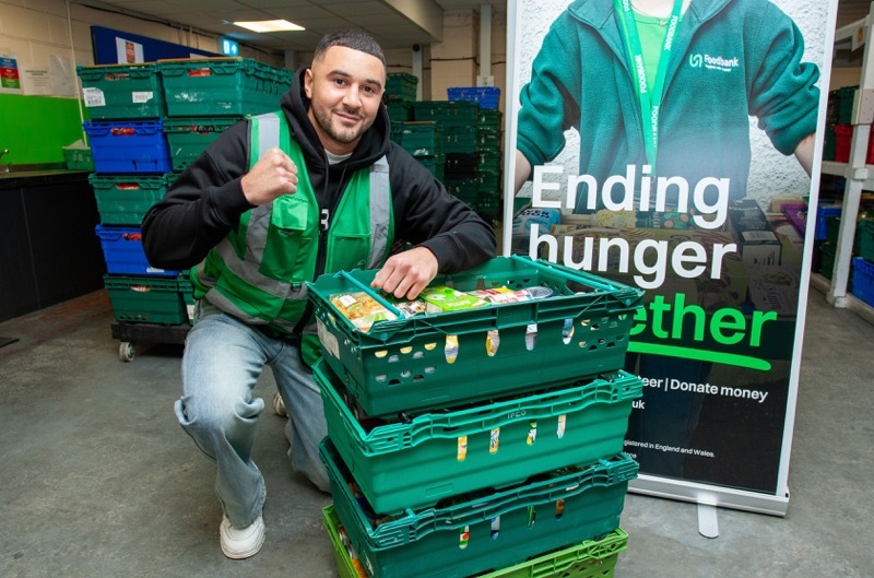 European Champion Callum Simpson his putting his weight behind Barnsley Foodbank in the Ebor race in York. Picture Shaun Colborn PD094394
