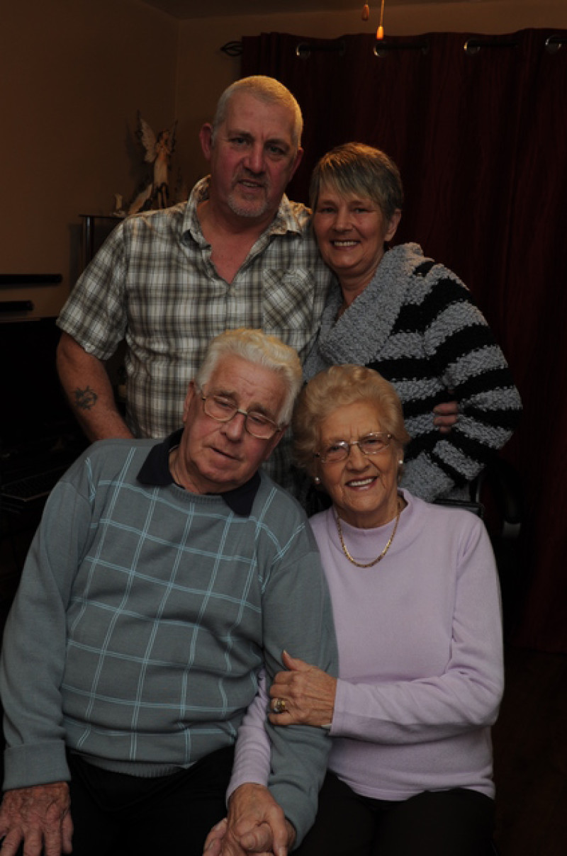 Main image for Shafton quartet celebrate Christmas marriage century