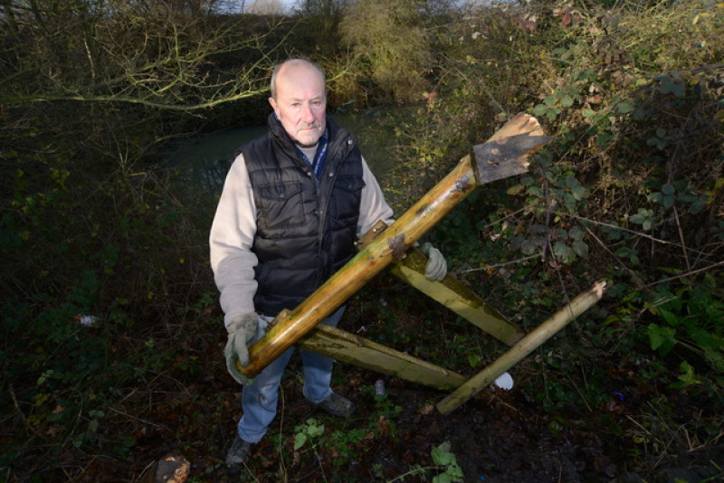 Main image for Vandals tear down fences for a second time