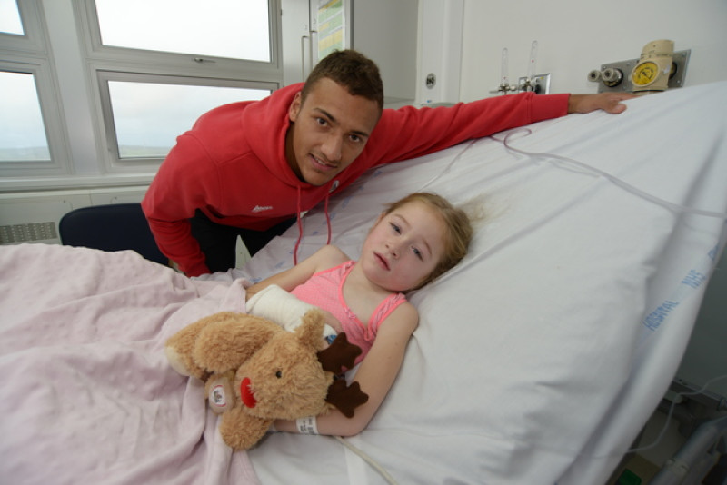 Main image for Mikka gets boost after footballers visit