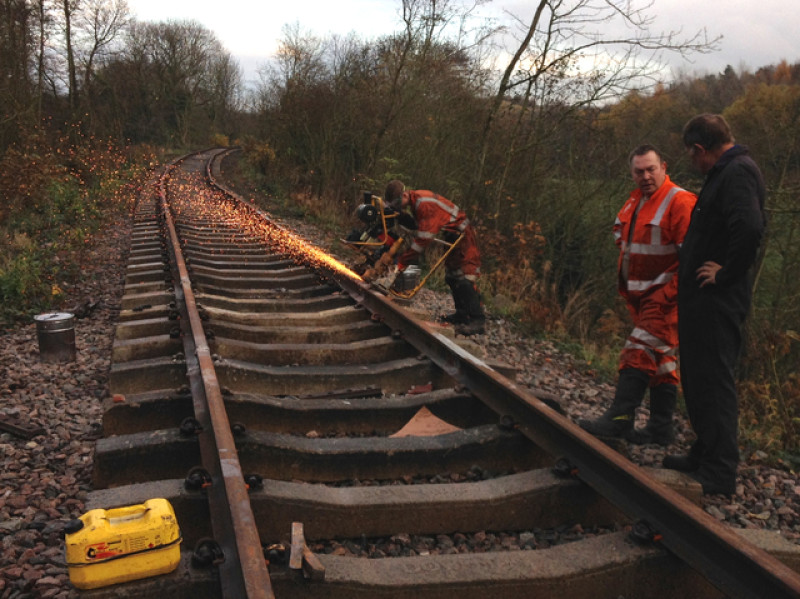 Main image for Work starts on rail link