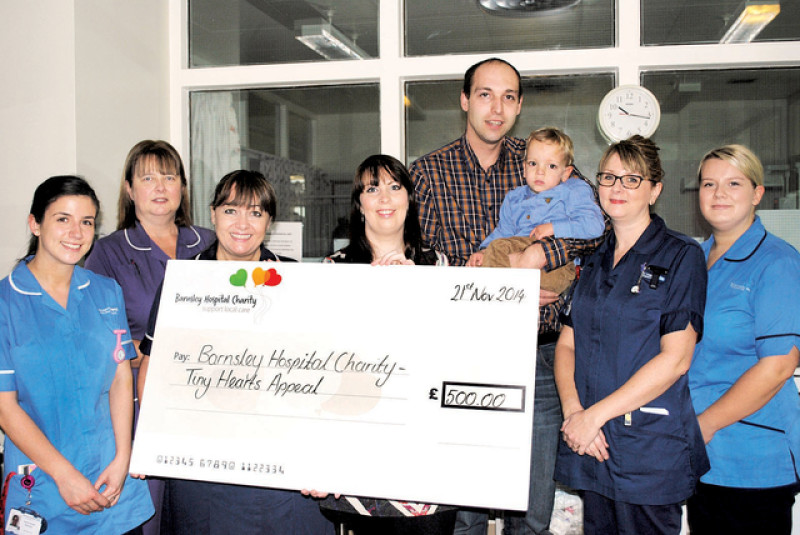 Main image for Couple raise hundreds for hospital appeal