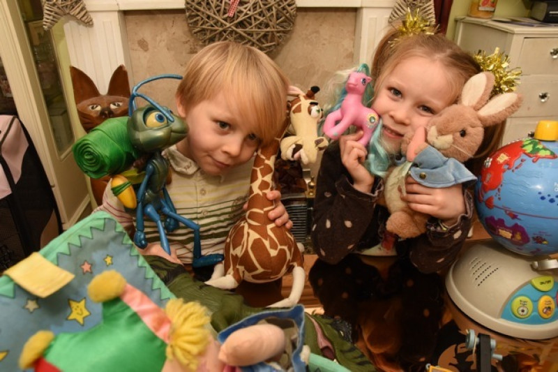 Main image for Kind youngsters give away toys