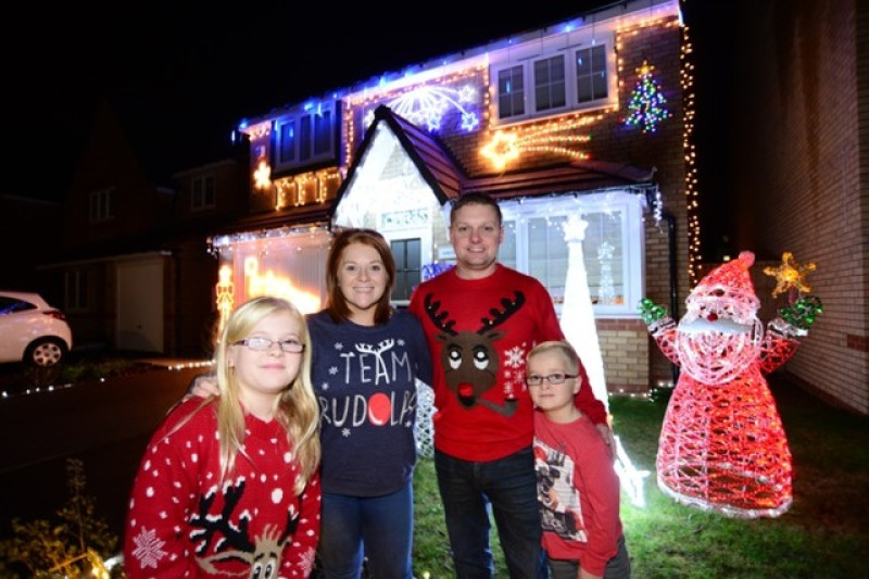 Main image for Penistone family puts on dazzling display