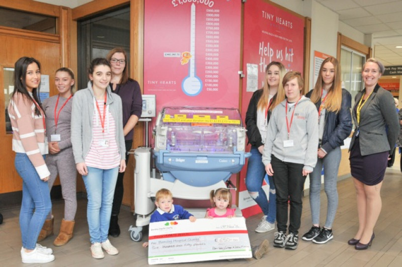 Main image for College students raise money for Tiny Hearts appeal