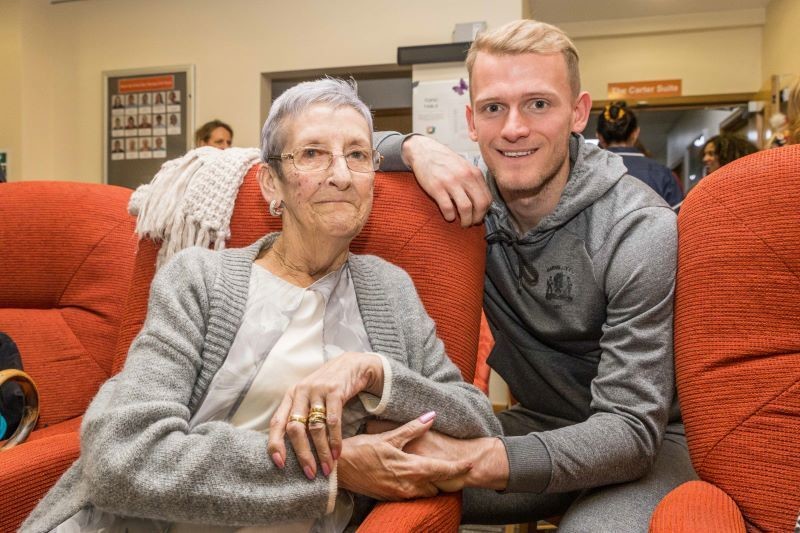 Main image for Reds spread Christmas cheer at hospice