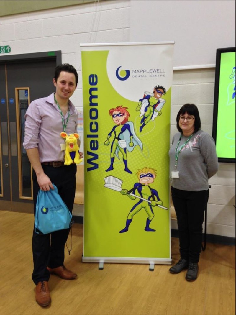 Main image for Dentist makes school visit