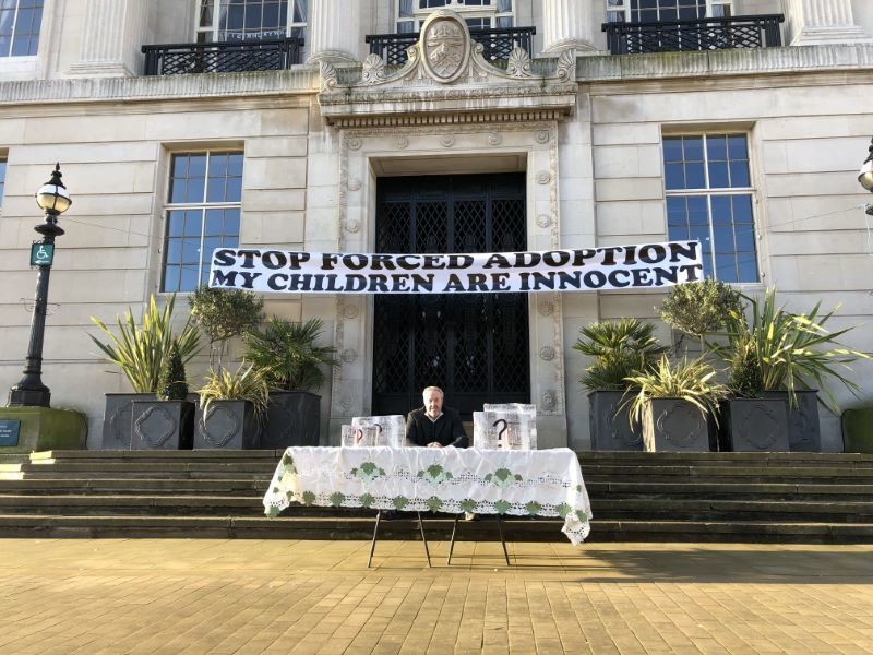Main image for Adoption protest took place on Christmas Day