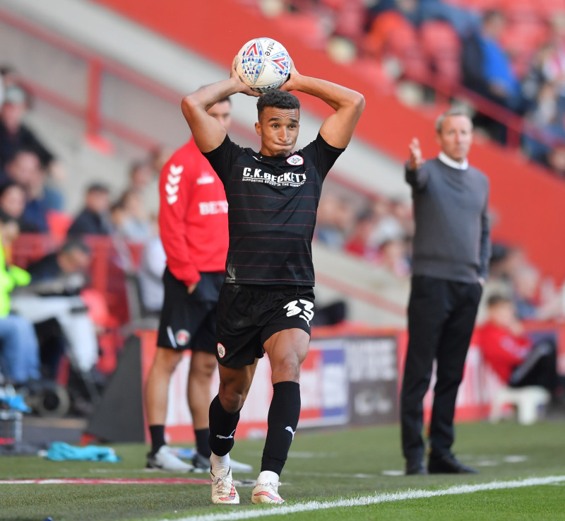 Main image for New right-back Brown aims to grasp chance with Cavare suspended