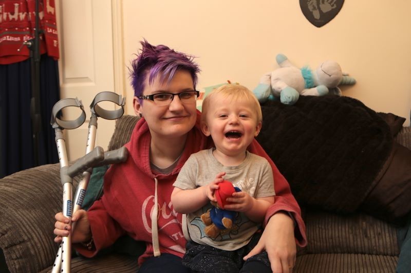 Main image for Toddler goes into ‘hero mode’ after mum falls