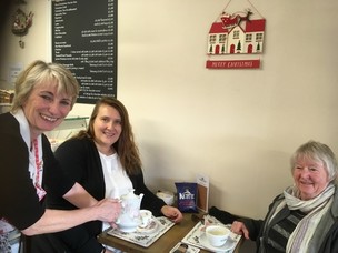 Defiant tearoom boss opens back up Image