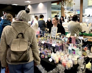 Busy day of trading at crafters’ market day Image