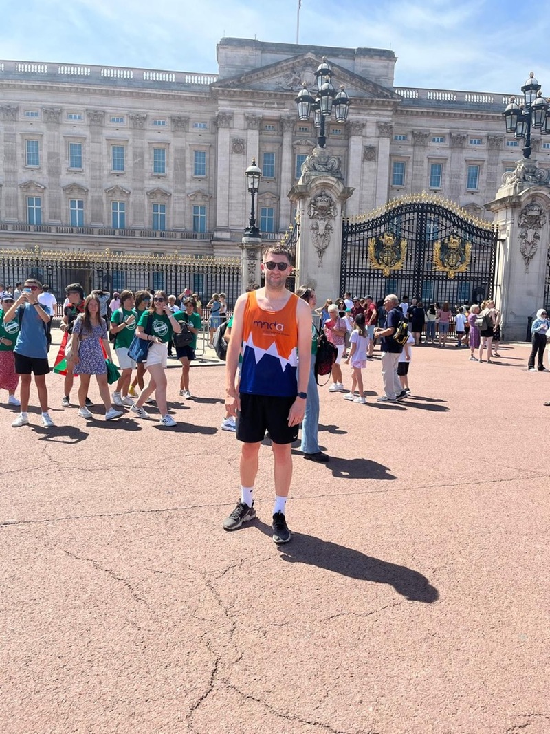 Main image for Runner Adam clocks up miles for charity