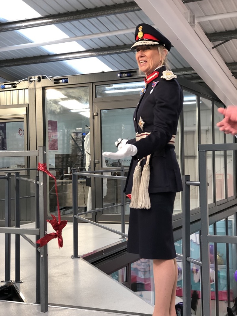 Main image for Queen’s Award winner gets special visit