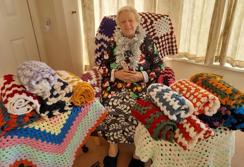 Main image for Blind care home resident helps vulnerable locals