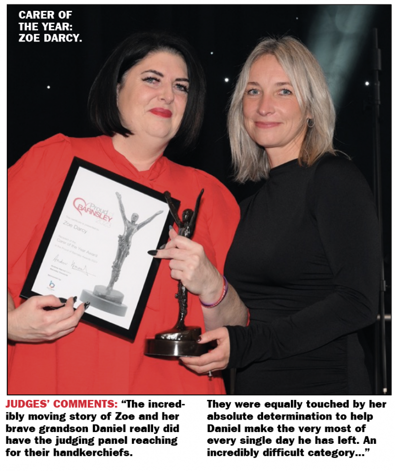 Main image for Proud of Barnsley Awards 2023: Carer of the Year videos