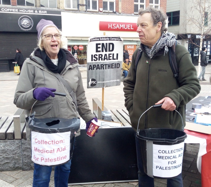 COLLECTION: Steve Lonsdale on December 23 in the town centre.