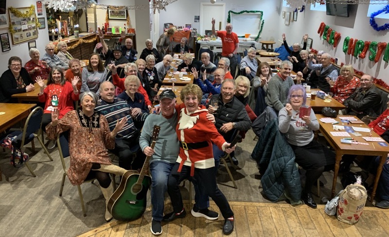 CELEBRATION: The Top o’Doderth Bottom Club at their meeting on Tuesday.